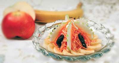 из моркови с бананами