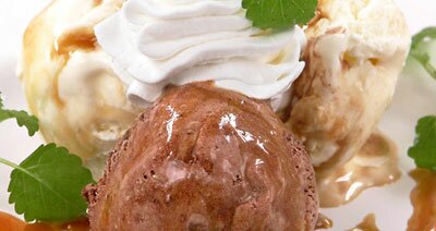 Десерт «Мороженое со сливками»